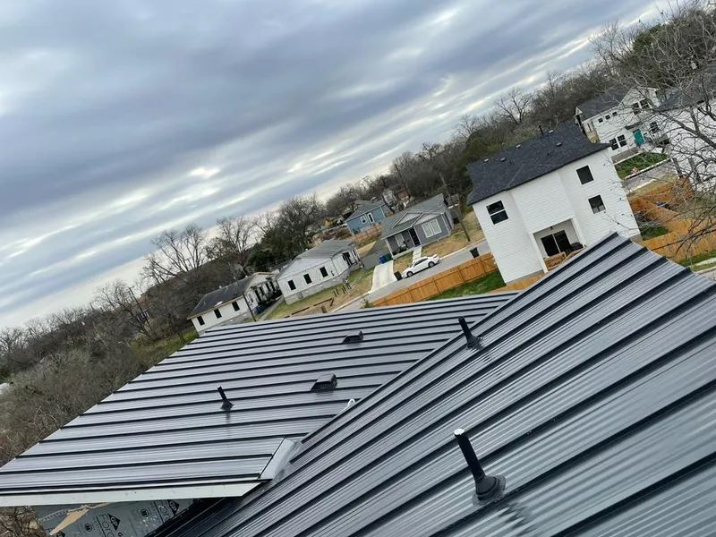 Standing seam metal roof panels with vents for Skylight Repair in Wadsworth